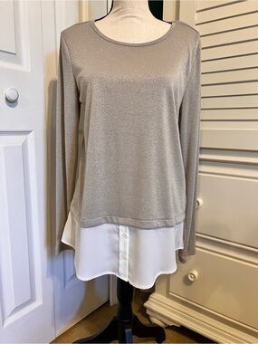 Sweater Shirt Blouse by Calvin Klein